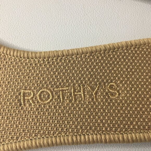 ROTHY'S "The Point II" Camel Captoe Knit Fabric Slip On Ballet Flats 🌷 NEW!! - Picture 11 of 16